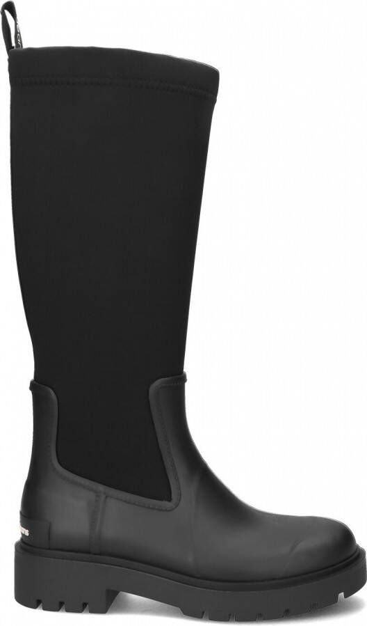 Calvin Klein Jeans Rubberen laarzen met elastische schacht model 'HIGH RAINBOOT NEOPRENE'