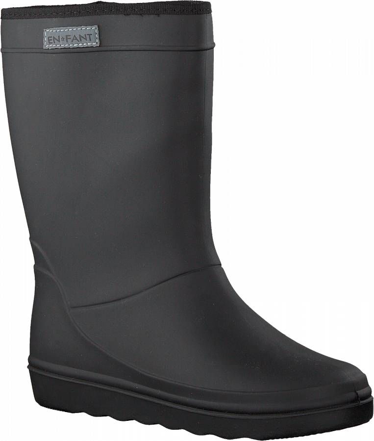 Enfant Zwarte Regenlaarzen Thermo Boot