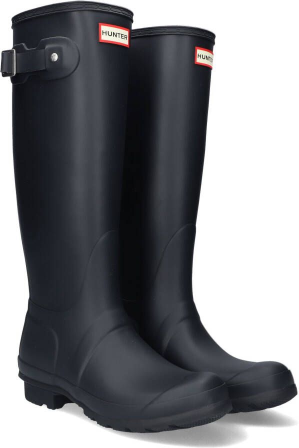 Hunter Boots Women's Original Tall Rubberlaarzen zwart blauw