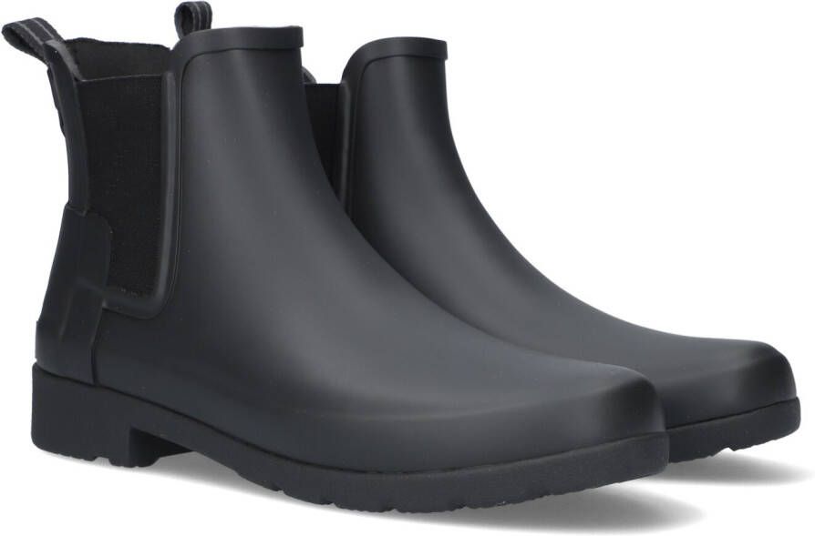 Hunter Boots Women's Refined Chelsea Rubberlaarzen zwart