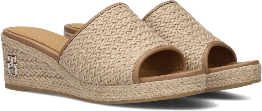 TOMMY HILFIGER Muiltjes Th Rope Wedge Maat: 41 Materiaal: Textiel Kleur: Beige