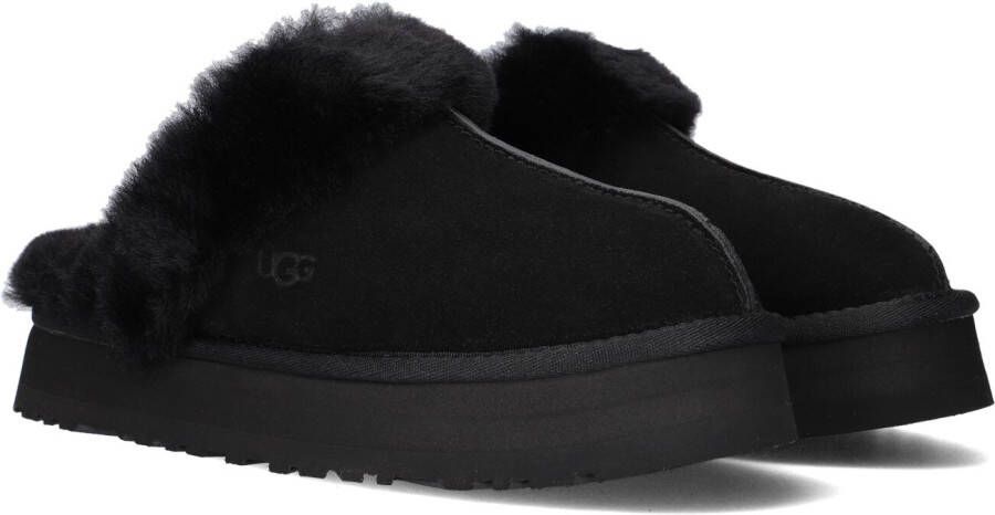 UGG Pantoffels Dames W Disquette Maat: 40 Materiaal: Suède Kleur: Zwart