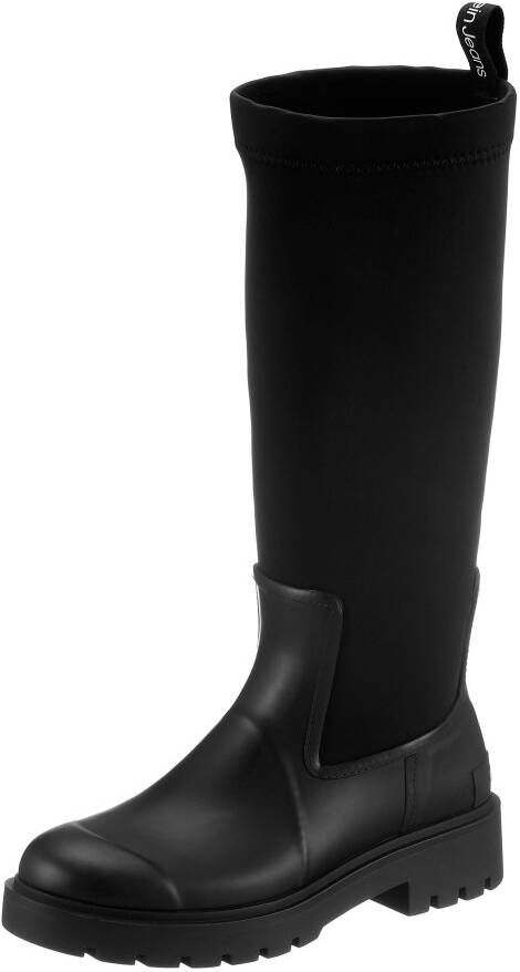 Calvin Klein Laarzen HIGH RAINBOOT NEOPRENE met zachte textiel-schaft