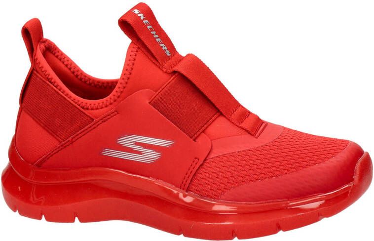 Skechers sneakers rood Jongens Textiel 35 | Sneaker van