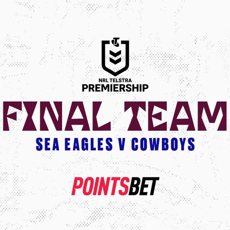 Final Team: Round 1 vs Cowboys