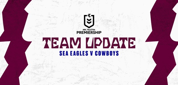 Team Update: Round 1 vs Cowboys