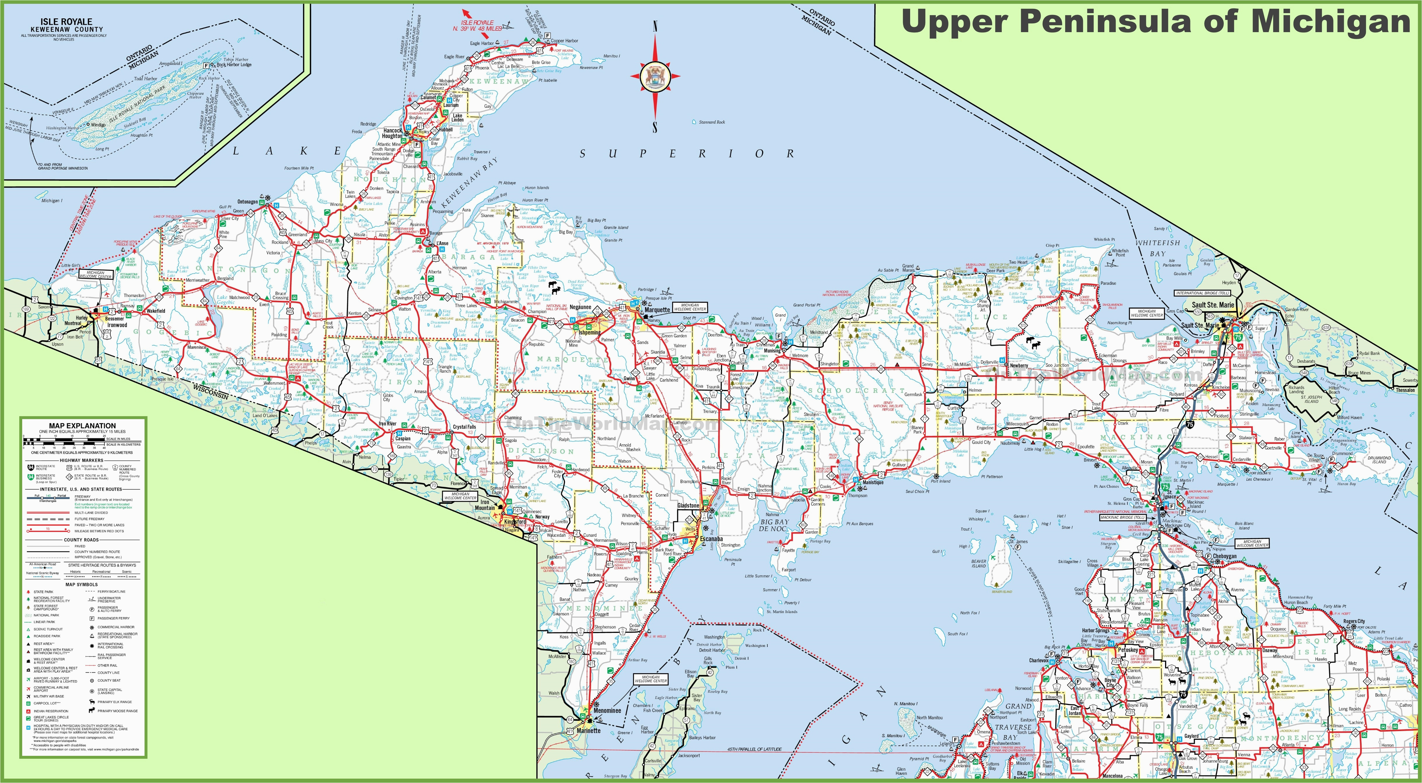 Upper Peninsula Time Zone Map | My XXX Hot Girl