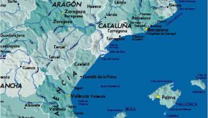 Coastal Map Of Spain Detailed Map Of East Coast Of Spain Twitterleesclub