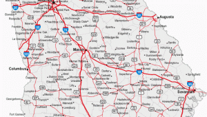 Georgia Country Map with Cities Map Of Georgia Cities Georgia Road Map