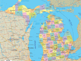 Map Of Monroe Michigan Map Of State Of Michigan with Its Cities towns and Counties Been