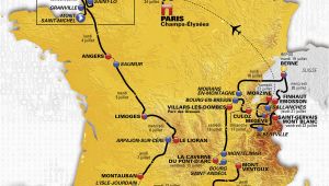 Map Of tour De France tour De France 2016 Die Strecke