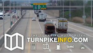 Ohio Turnpike Exit Map Delaware toll Road Maps Exits and Plazas