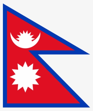 Illustration Of Flag Of Nepal - Nepal Flag Icon Png PNG Image ...