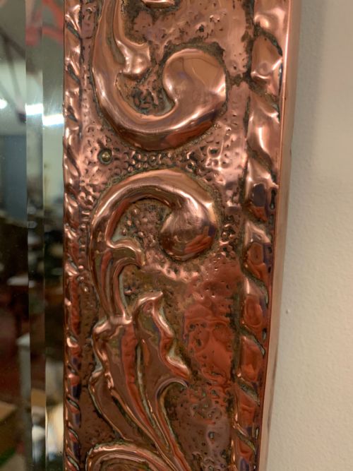 ARTS AND CRAFTS COPPER MIRROR - ADDITIONAL PHOTO 6