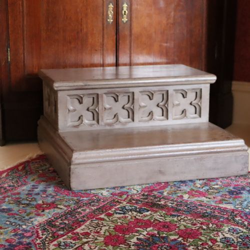 GOTHIC REVIVAL OAK ALTAR STEPS