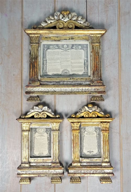 ANTIQUE ITALIAN CARTAGLORIA ALTAR GILT FRAMES