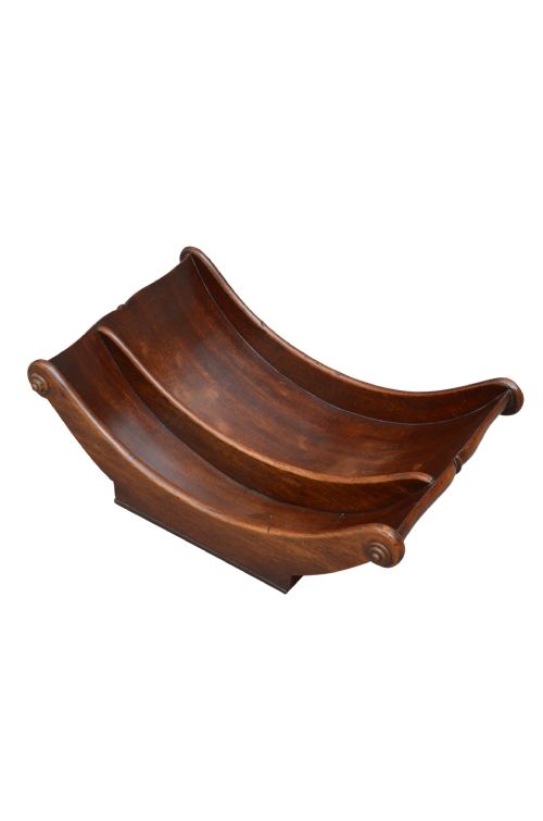 GEORGE III MAHOGANY CHEESE COASTER