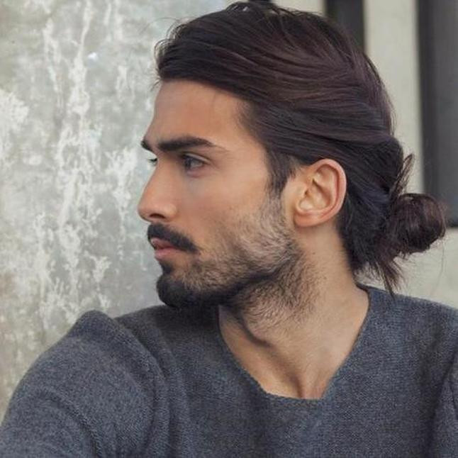 Twist In Bun Hairstyles For Men