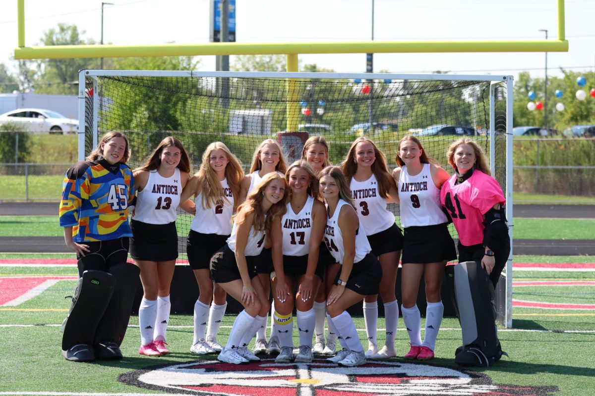 ACHS field hockey team at media day.