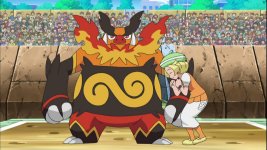 Episode 733 - Fierce Fighting Donamite! Bisharp VS Emboar!! Pictures