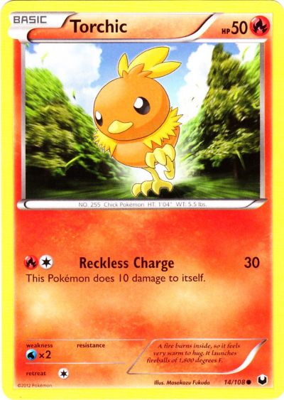 Serebii.net Pokémon Card Database - Dark Explorers - #14 Torchic