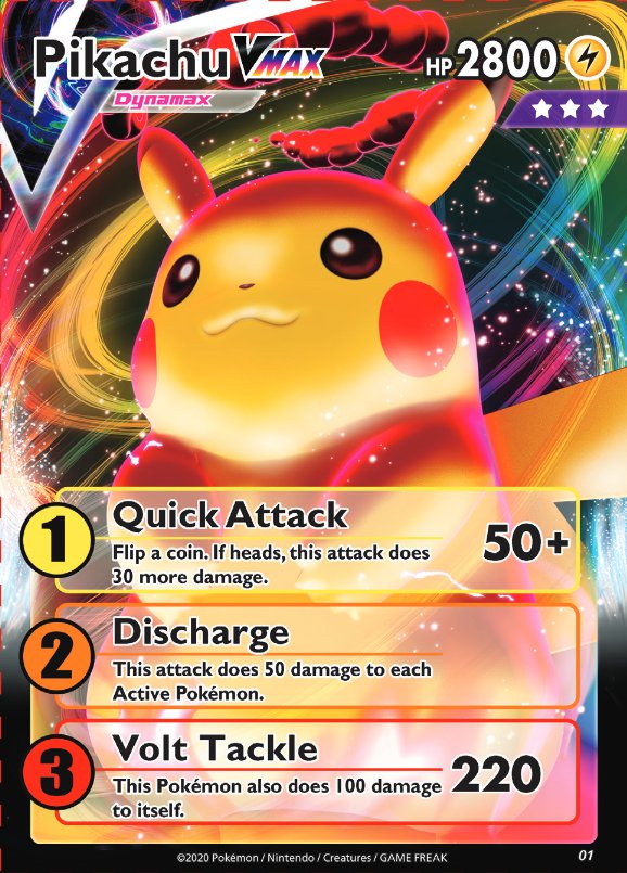 Serebii.net TCG Raid Battles - #4 Pikachu VMAX