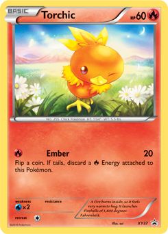 Serebii.net Pokémon Card Database - XY Promos - #37 Torchic