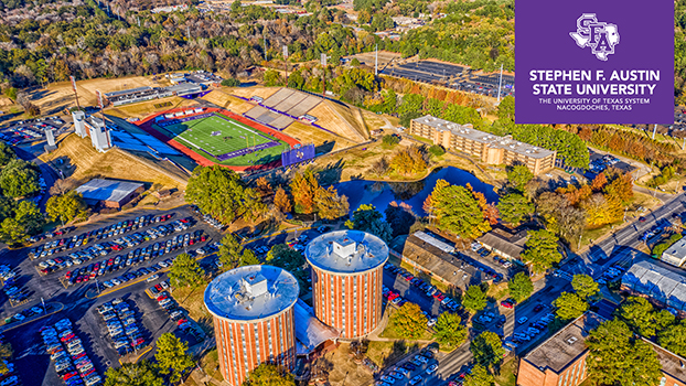 Homer Bryce Stadium - Aerial