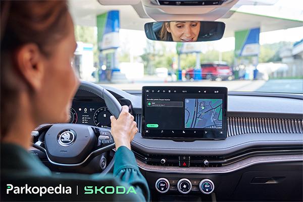 Skoda and Parkopedia updates in-car payment service