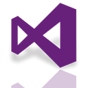 visual, studio, Mirror Purple icon