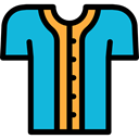 team, equipment, Shirt, baseball, Clothes, fashion, uniform, Sports And Competition DarkTurquoise icon