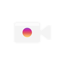 record, upload video, video, post Black icon