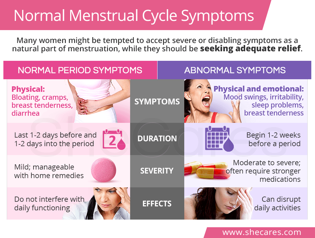 Menstrual Cycle And Symptoms