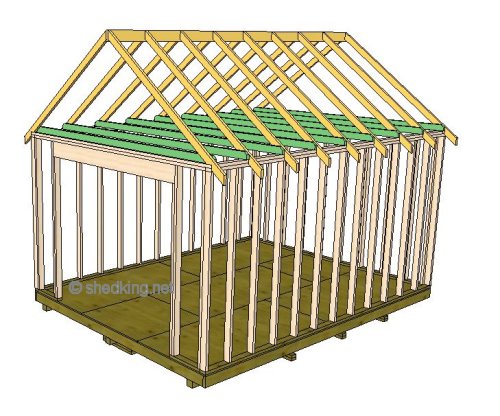 Melly: Avaliable How to build roof trusses for a 10x12 shed