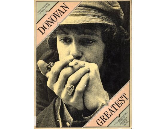 12498 | Donovan - Greatest Songs for Easy Guitar