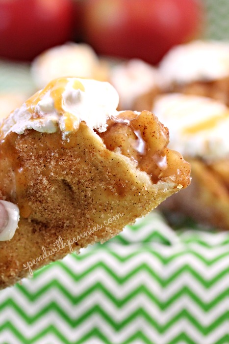 Apple pie tacos