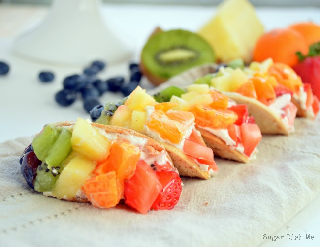 Mini fruit tacos