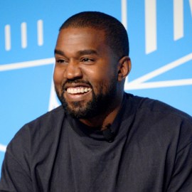 Kanye West speaks on stage at the "Kanye West and Steven Smith in Conversation with Mark Wilson" at the on November 07, 2019 in New York City.