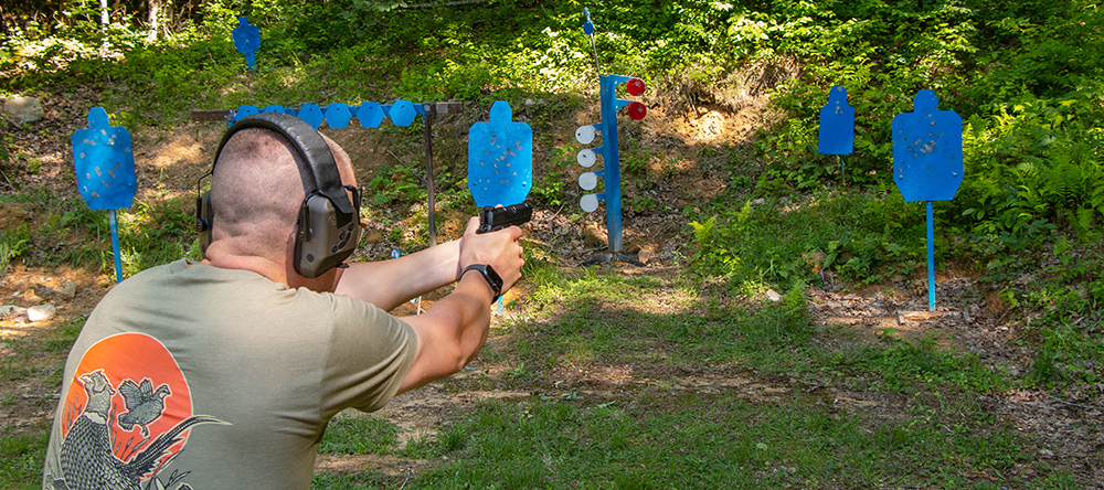 shooting at the range