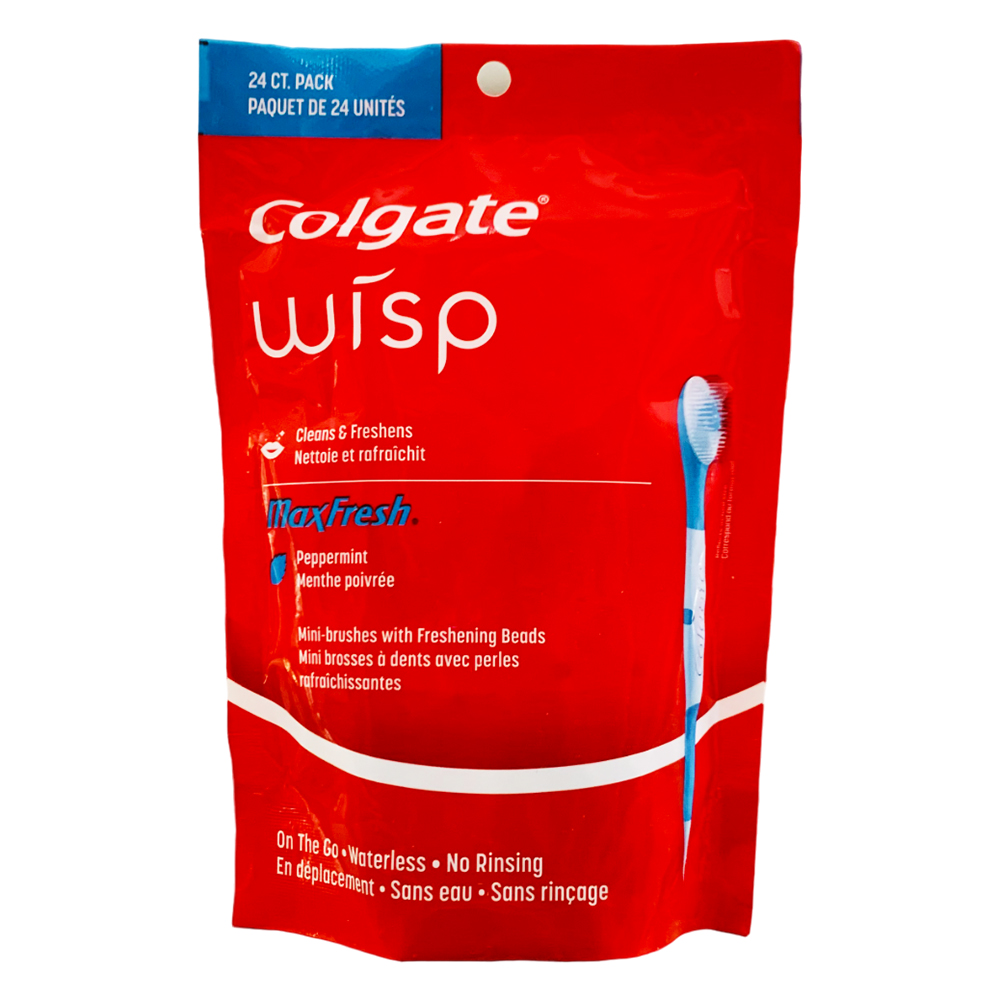 Bàn chải răng Colgate Wisp Max Fresh, 24 cái