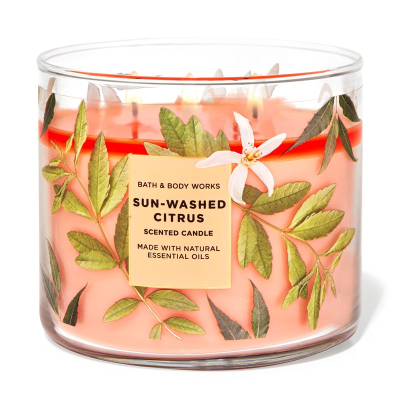 Nến thơm Bath & Body Works Sun-Washed Citrus, 411g