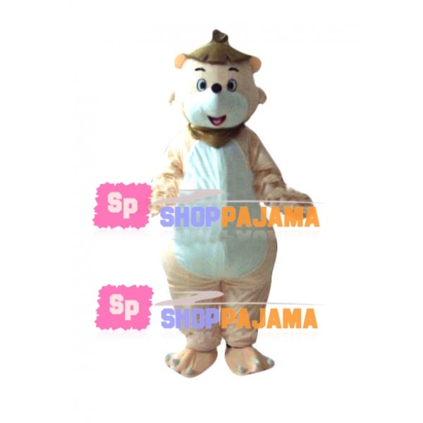 Adorable Lotus Leaf Bear Mascot Costume