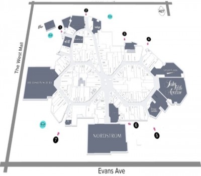 CF Sherway Gardens plan