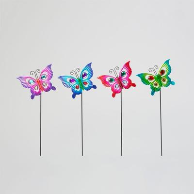 Gerson Metal Butterfly Garden Stake 22in