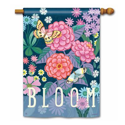 Summer Zinnia House Flag