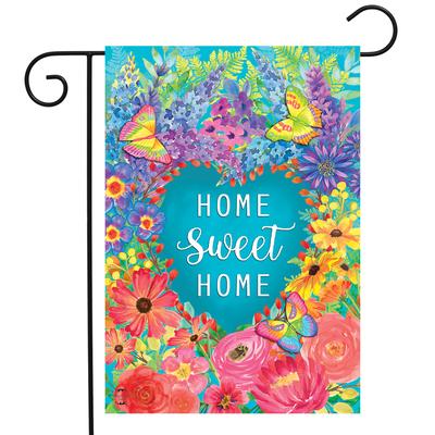 Briarwood Lane Floral Home Sweet Home Heart Garden Flag