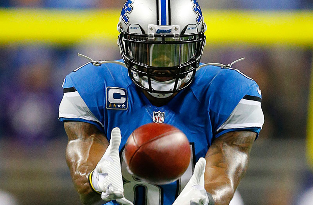 See the ball. Catch the ball. Calvin Johnson was not as his best Monday night against the Ravens. (Paul Sancya/AP)