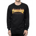 Thrasher Flame Longsleeve Black