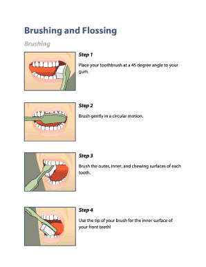 Brushing and Flossing Form - Fill Out and Sign Printable PDF Template ...