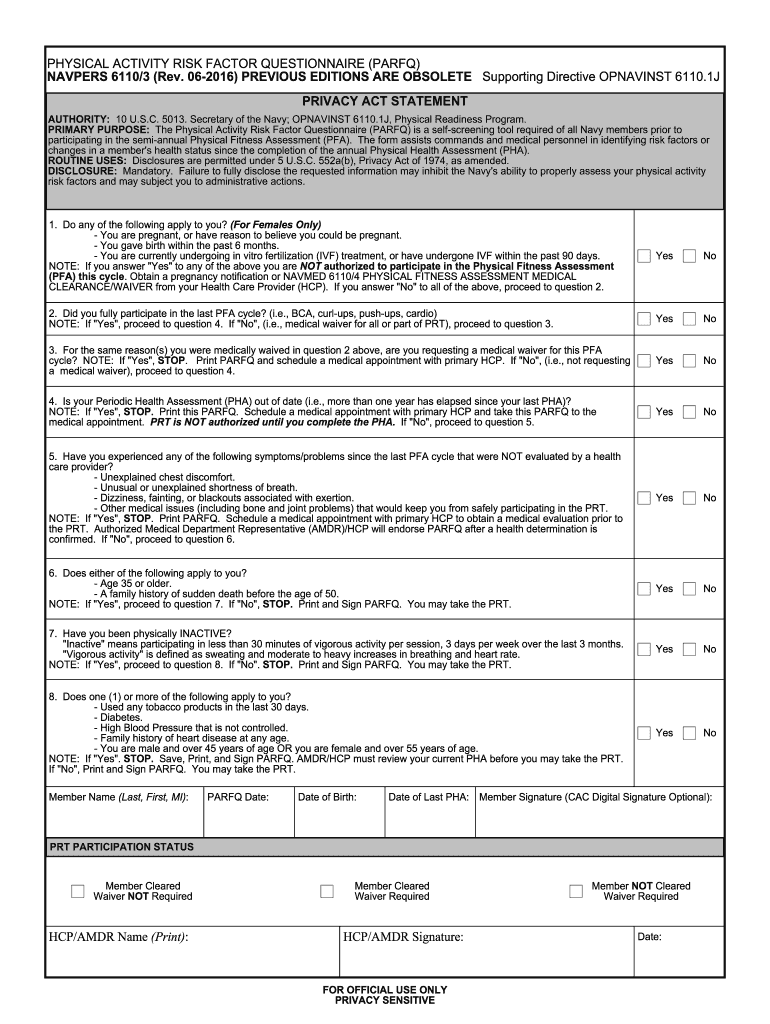 Parfq 20162024 Form Fill Out and Sign Printable PDF Template